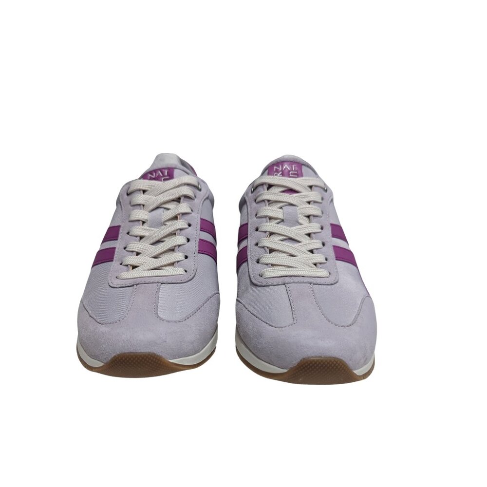 Naturalizer Women’s Lorena Lilac Violet Leather Canvas Sneakers US 8.5 UK 6 - Picture 4 of 9